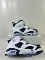 Jordan Air Jordan 6 Retro Olympic London Sneakers White Navy CT8529-164