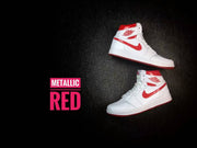 Nike Air Jordan 1 High White Red Sneakers