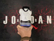 Jordan Air Jordan 5 White Cement High-Top Sneakers
