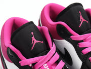 Jordan 1 Low Raspberry Pink Black White Sneakers CK3022-005