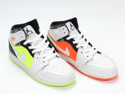 Jordan 1 Low Yellow Orange Sneakers 554725-870
