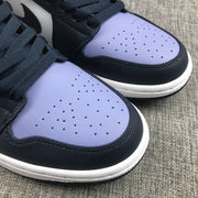 Jordan 1 Mid Sneakers Deep Blue Toe 554724-445