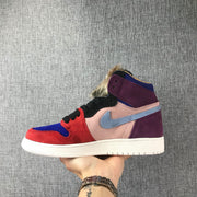 Jordan 1 High Christmas Red Multicolor Sneakers