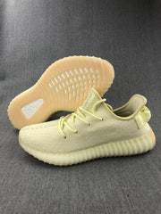 Yeezy 350 V2 Knit Sneakers in Cream