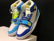 Air Jordan Legacy 312 Fly High-Top Sneakers, White and Blue