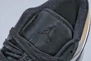 Jordan 1 Low Gold Toe Black and Metallic Gold Sneakers