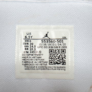 Jordan 1 Low Black Purple White Sneakers 553560-501