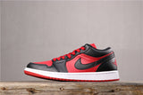 Nike Air Jordan 1 Low Black Red Sneakers 553558-610