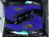 Jordan 5 Retro Sneakers Purple Black