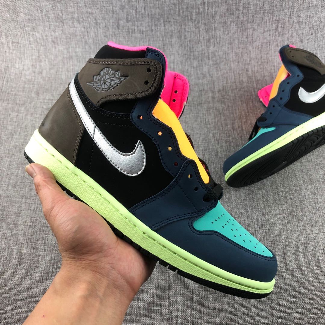 Jordan 1 High OG Bio Hack Multicolor Sneakers