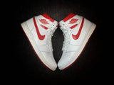 Nike Air Jordan 1 High White Red Sneakers