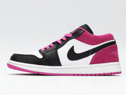 Jordan 1 Low Raspberry Pink Black White Sneakers CK3022-005