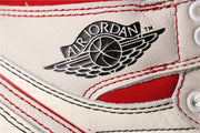 Air Jordan 1 Retro High OG White and Red Sneakers