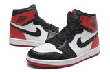 Jordan 1 High Sneakers in Black, White and Red