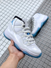Jordan 11 Legend Blue Sneakers White Blue 378037-117