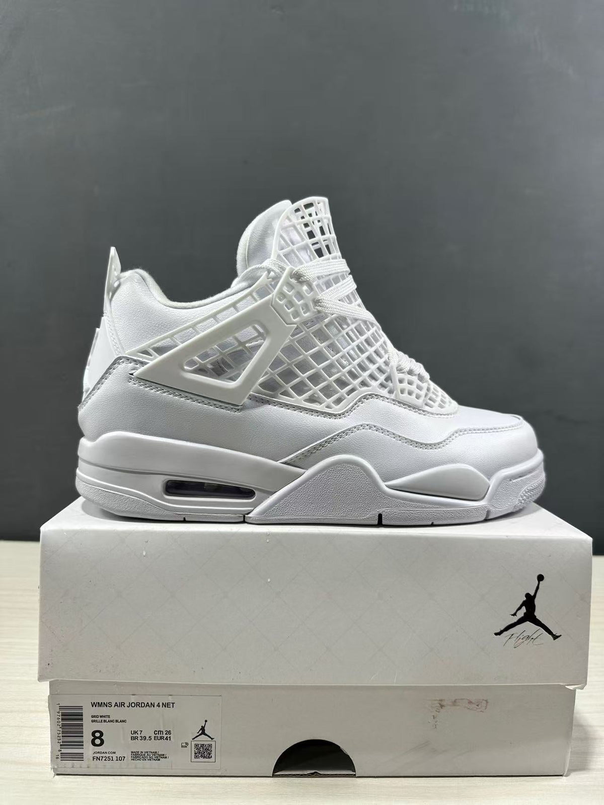 Jordan Air Jordan 4 Net White Sneakers FN7251-107
