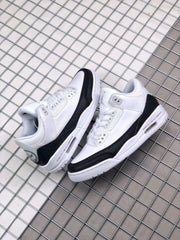 Fragment x Air Jordan 3 White Black Sneakers