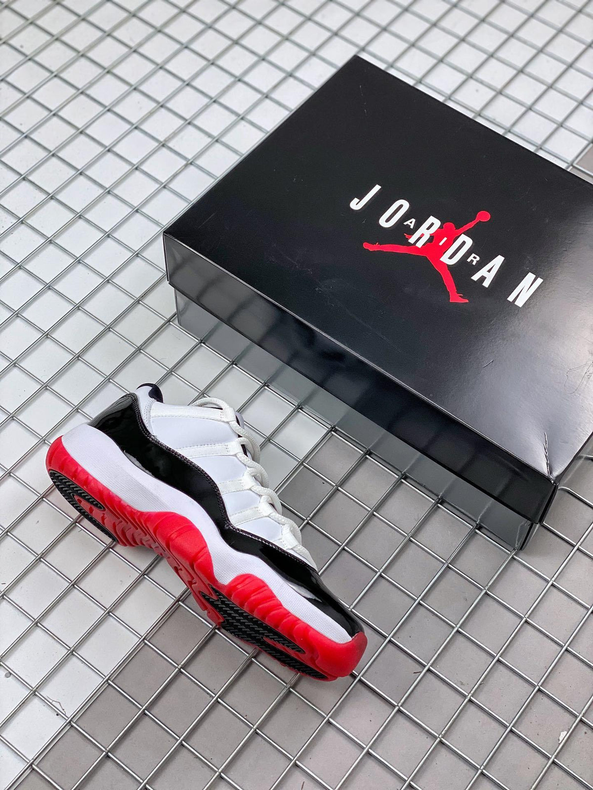 Air Jordan 11 Win Like '82 Sneakers White Black Red