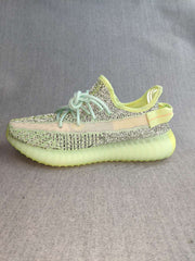 Yeezy 350 V2 Knit Sneakers in Lime Green and Mint