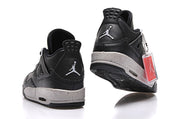 Air Jordan 4 Oreo Black and Grey Basketball Shoes 314254-003