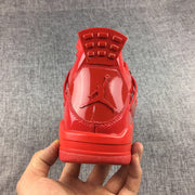 Jordan Air Jordan 4 Red Patent Leather Sneakers