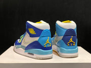 Air Jordan Legacy 312 Fly High-Top Sneakers, White and Blue