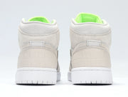 Jordan 1 High FlyEase Gray and Volt Green CV3018-001