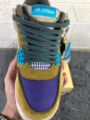 Jordan Air Jordan 4 Desert Moss Sneakers Olive Purple DJ5718-300