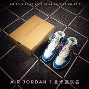 Air Jordan 1 High Off-White University Blue Sneakers