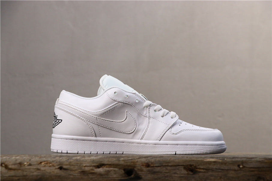 Nike Air Jordan 1 Low White Sneakers 553560-101