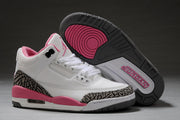 Jordan Air Jordan 3 High-Top Sneakers White Pink