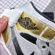 Air Jordan 1 Mid Edison Chen White Silk CU2804-100 Sneakers