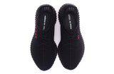 Yeezy 350 V2 Black Knit Low-Top Sneakers