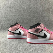 Air Jordan 1 Mid Pink Sneakers 852542-801