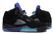 Jordan Air Jordan 5 Black Purple High-Top Sneakers 440892-007