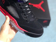 Jordan Air Jordan 5 Retro Sneakers Black Red Purple