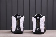 Jordan Air Jordan 12 Reverse Flu Game Sneakers White Black Gold