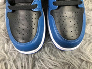 Jordan AJ1 High Black Blue Sneakers 555088-404