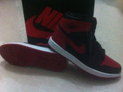 Jordan 1 High Black Red Men's Basketball Shoes 555088-123