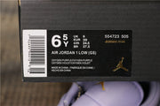 Air Jordan 1 Low Oxygen Purple Sneakers 554723-505