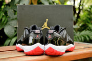 Jordan Air Jordan 11 Retro Low Black and Red Sneakers
