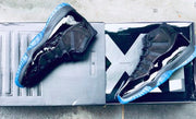 Air Jordan 11 Cap and Gown Black High-Top Sneakers