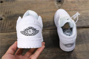 Nike Air Jordan 1 Low White Sneakers 553560-101