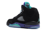 Jordan Air Jordan 5 Black Purple High-Top Sneakers 440892-007