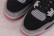 Air Jordan 4 Black Grey Red Sneakers AQ9129-412