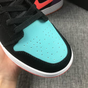 Jordan 1 Mid Multicolor Black Sneakers 554725-083