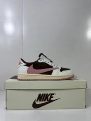 Jordan 1 Low Travis Scott Brown White Pink DZ4137-206