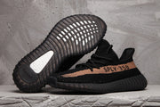 Yeezy Boost 350 V2 Black and Tan Sneakers