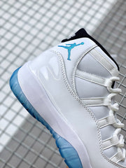 Jordan 11 Legend Blue Sneakers White Blue 378037-117