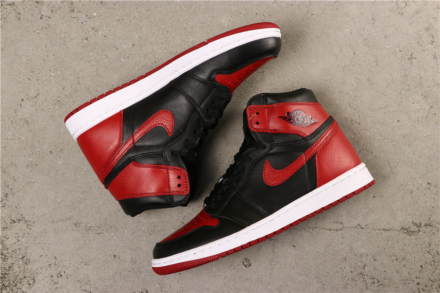 Air Jordan 1 High Banned Black Red 555088-001